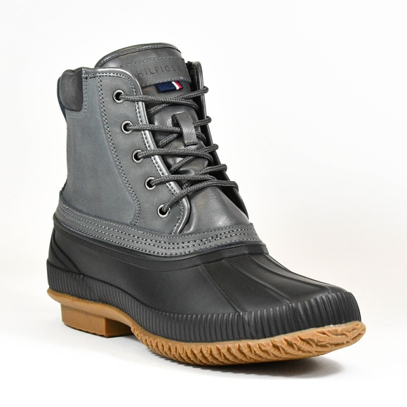 tommy hilfiger men's casey waterproof duck boots created for macy's